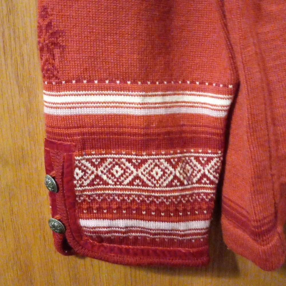 Rust Red Women's Quarter-Zip Sweater - Brand Unspecified - Picture 2 of 11